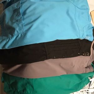 Lot of 4 Scrub Tops. All size XL